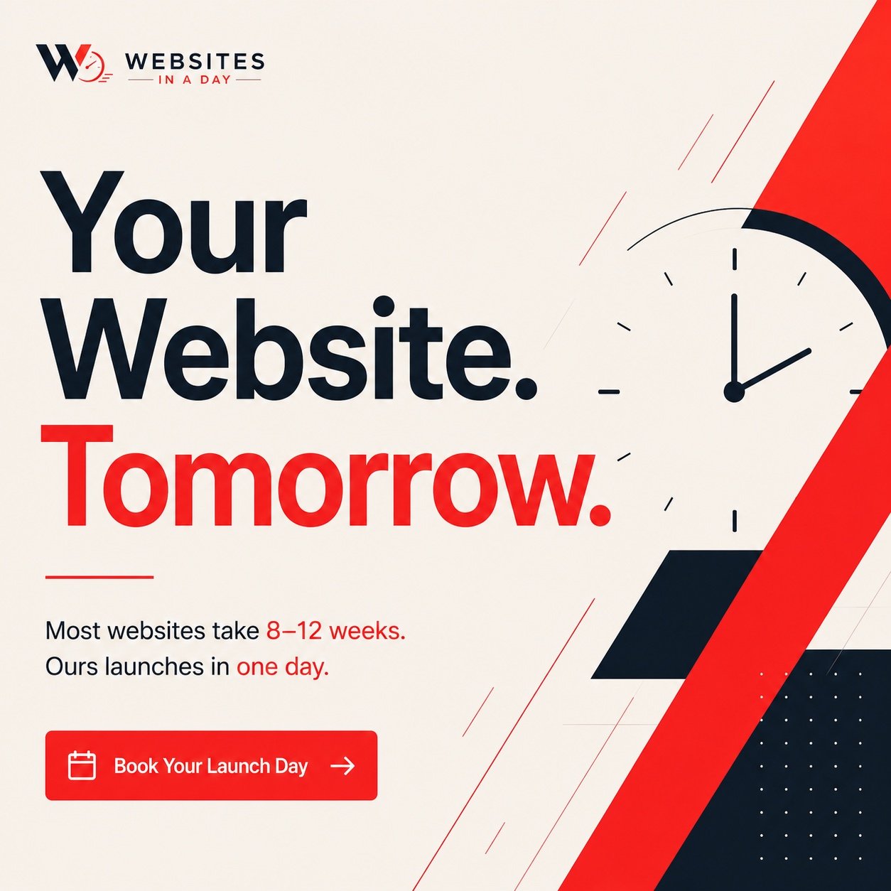 Websites In A Day — Your Website Tomorrow